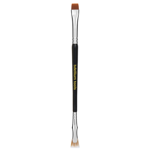 Bdellium Tools Maestro 727 Double-Ended Bent Lash Fan / Flat Definer Brush
